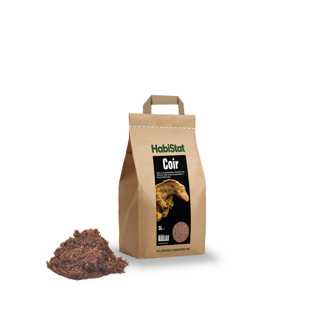 HABISTAT COIR SUBSTRATE - undirlag í Skriðdýrabúr sem þurfa raka 60L poki