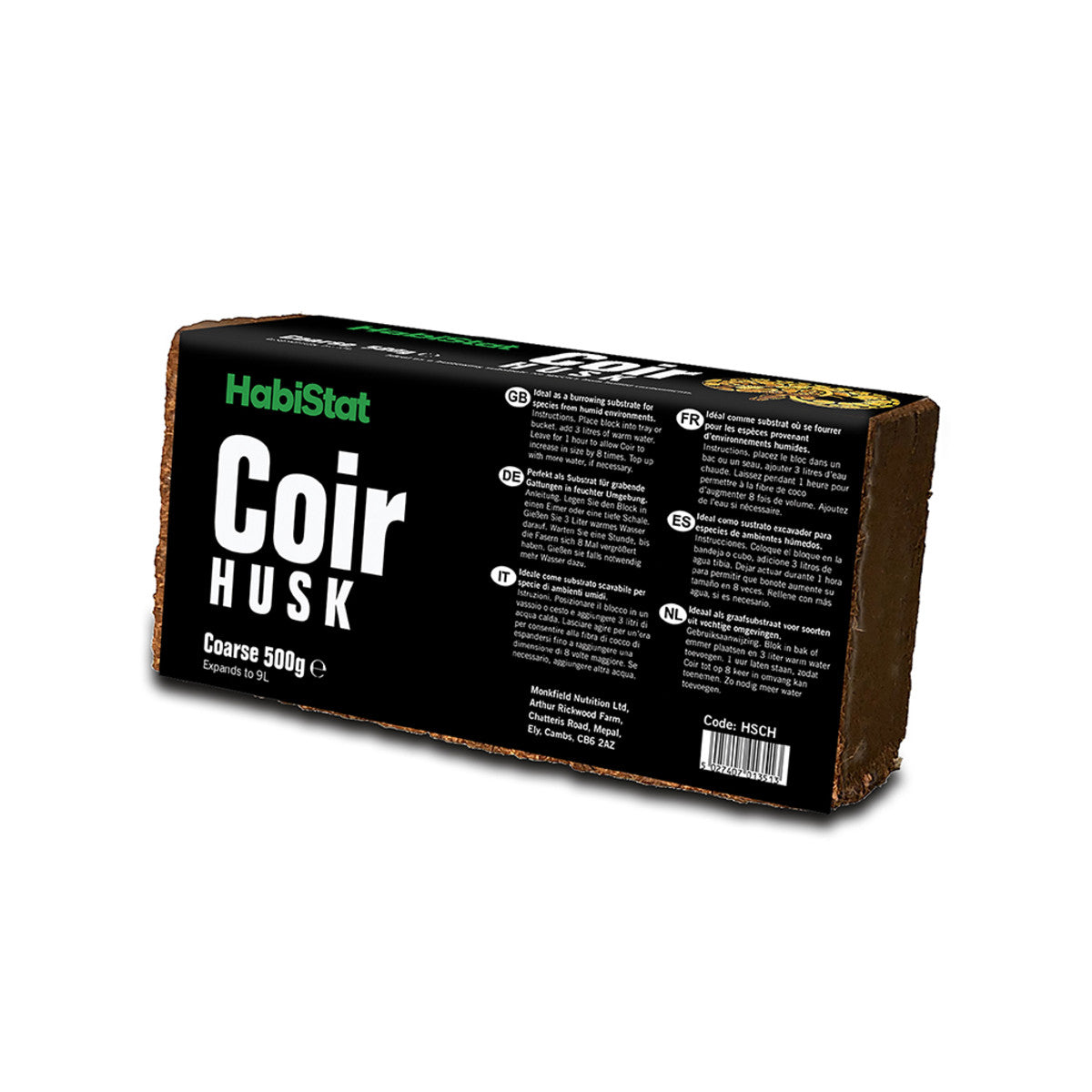 HABISTAT COIR, COARSE HUSK - undirlag fyrir td Snáka