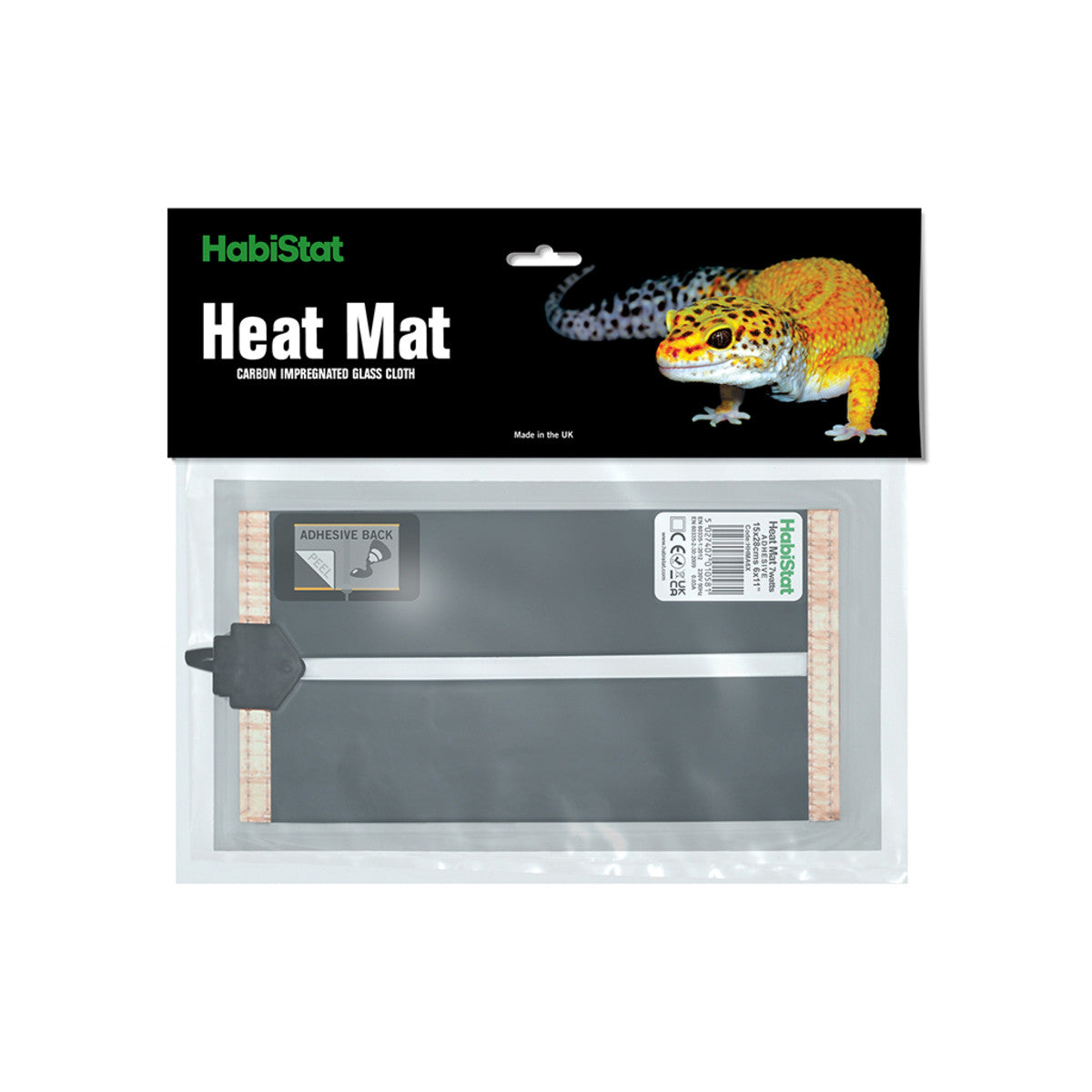 HABISTAT HEAT MAT, ADHESIVE - Hitamotta í búr með lími