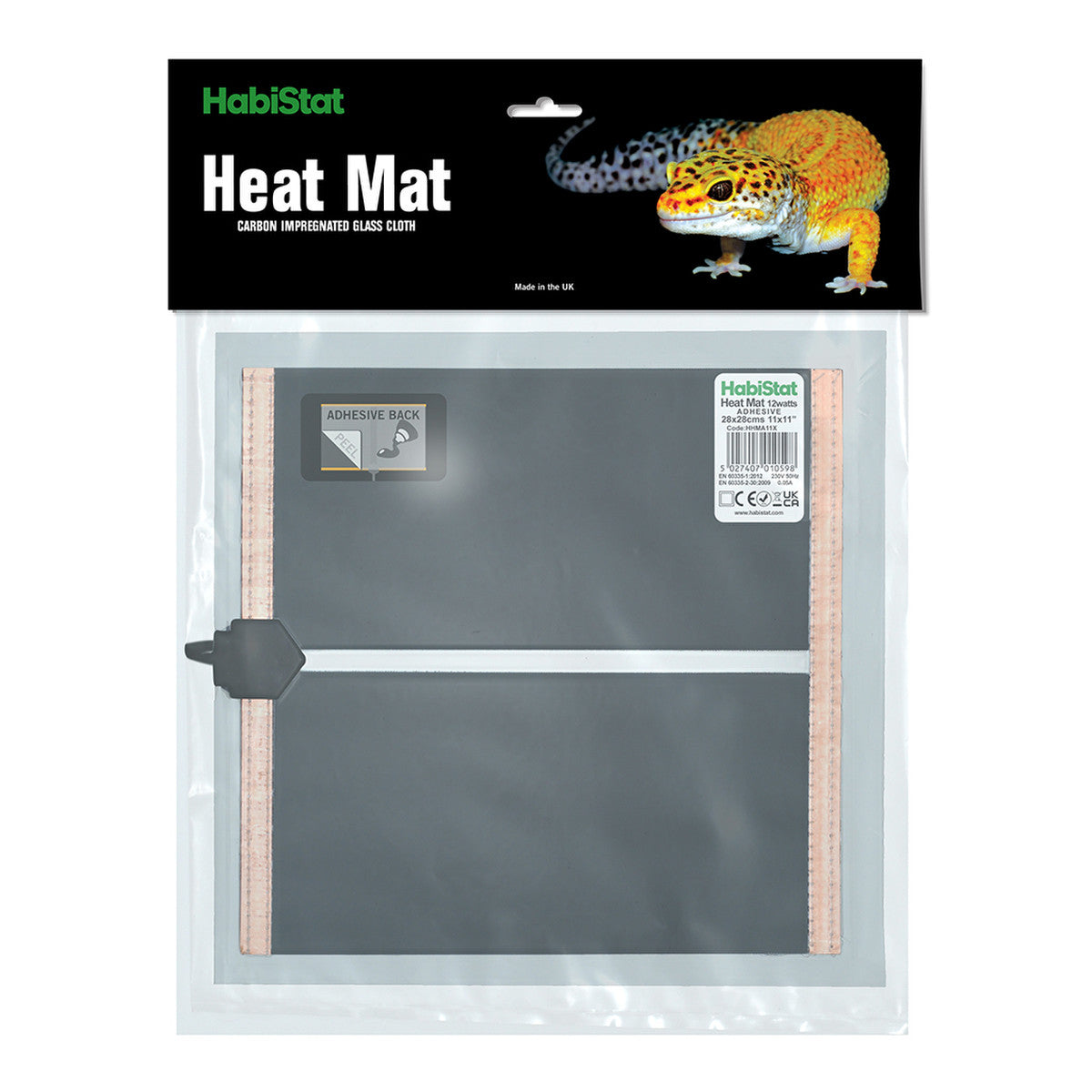 HABISTAT HEAT MAT, ADHESIVE - Hitamotta í búr með lími